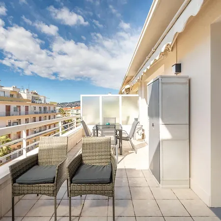 Juan Les Pins Entre Ciel Et , Dernier Etage Avec Terrasse *